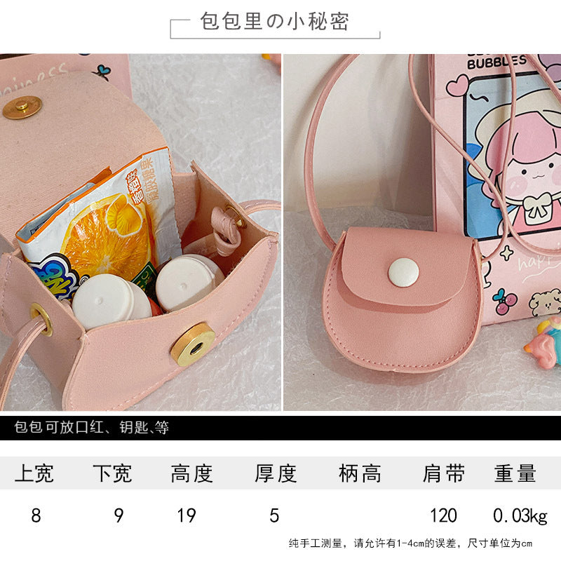 Wholesale PU Kids Shoulder Messenger Bag